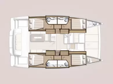 Location bateau Bali Bali 4.2 à Préveza sur Samboat