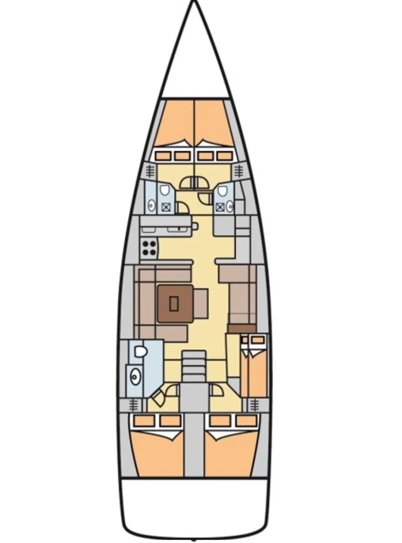 Location bateau Fethiye pas cher Dufour 500 Grand Large