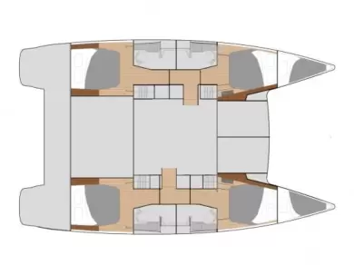 Location Catamaran Fountaine Pajot avec permis