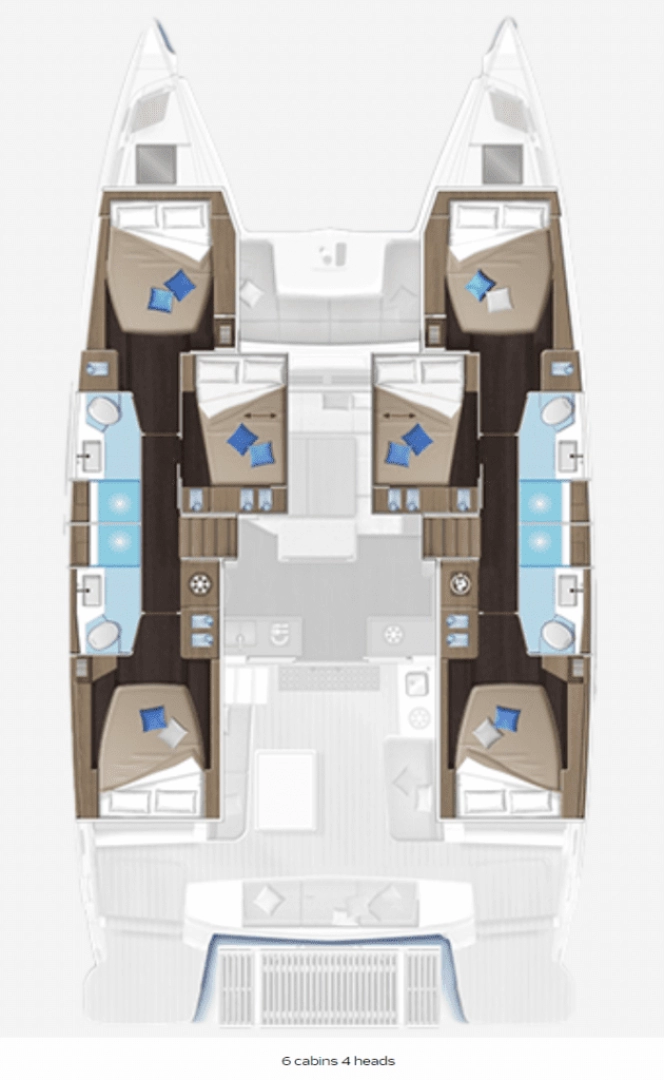 Location bateau Road Town pas cher Lagoon 51