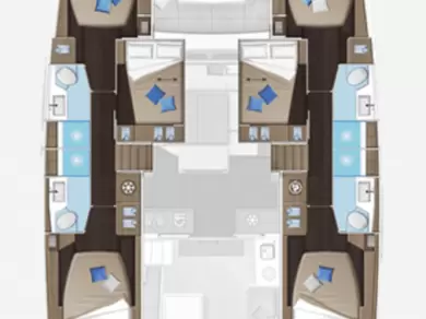 Location bateau Road Town pas cher Lagoon 51