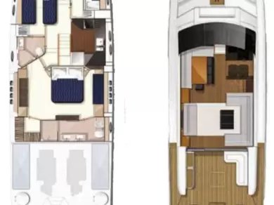 Location Yacht à Seget Donji - Princess Princess V78