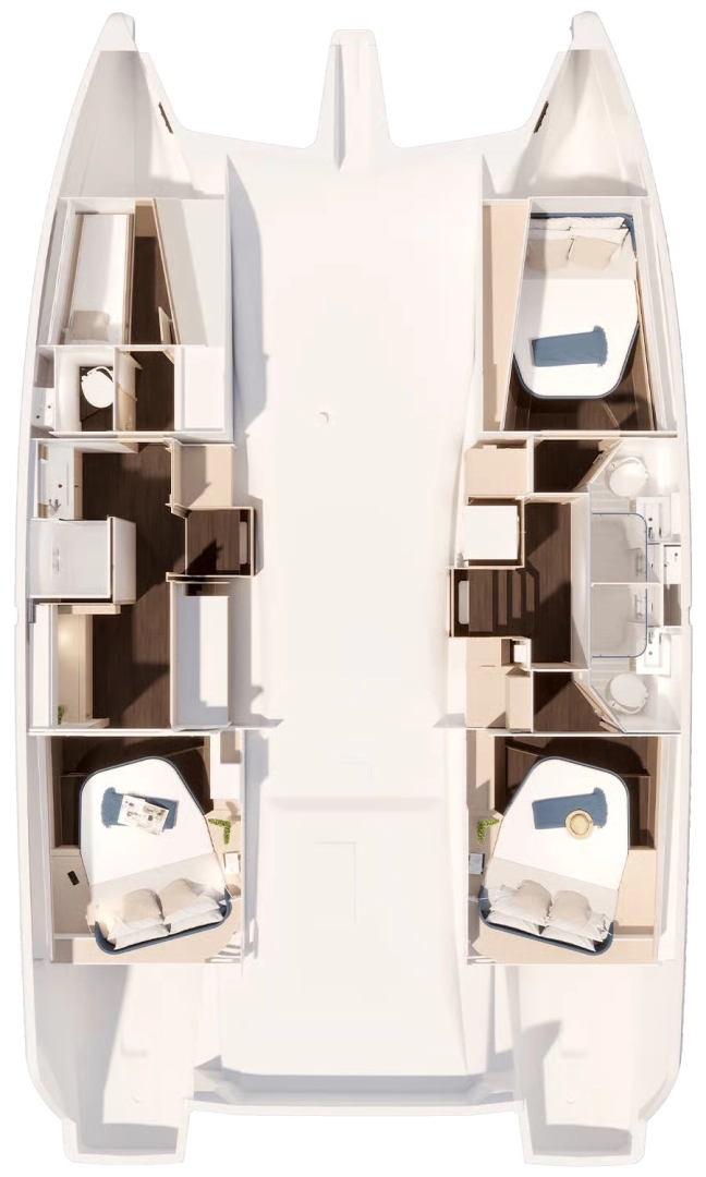 Location Catamaran Fountaine Pajot avec permis