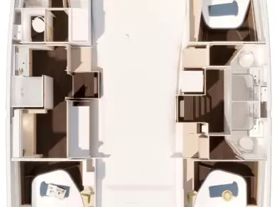 Location Catamaran Fountaine Pajot avec permis