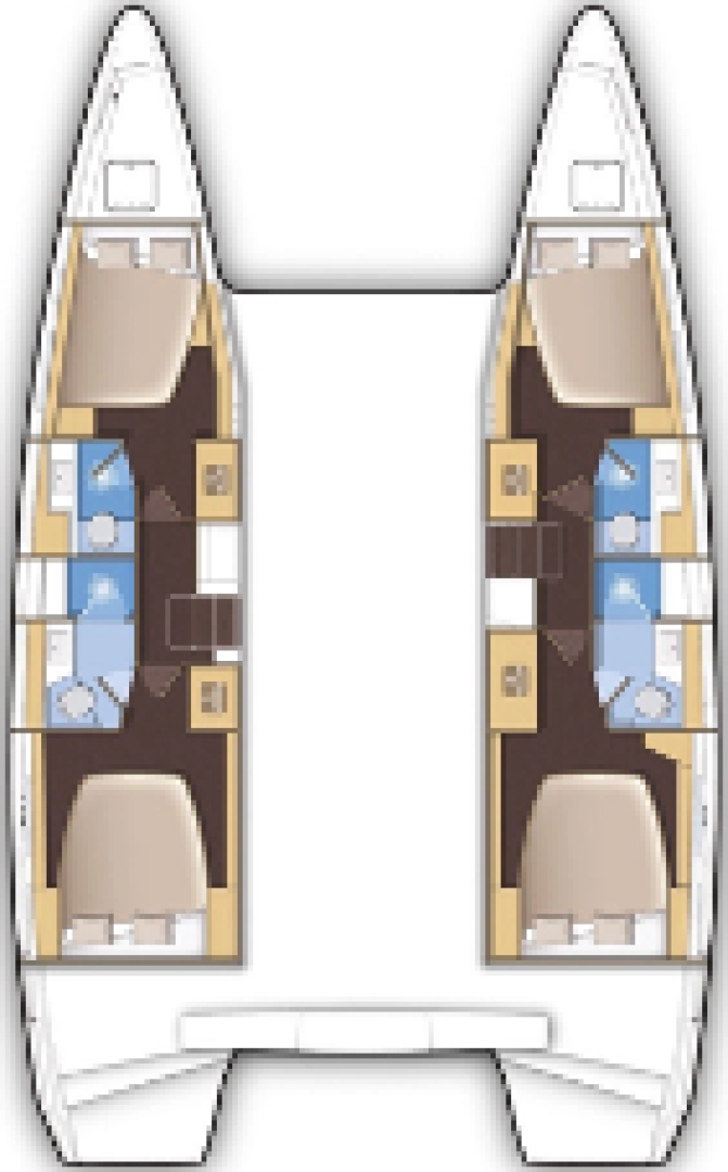Location bateau Saint-Raphaël pas cher Lagoon 42