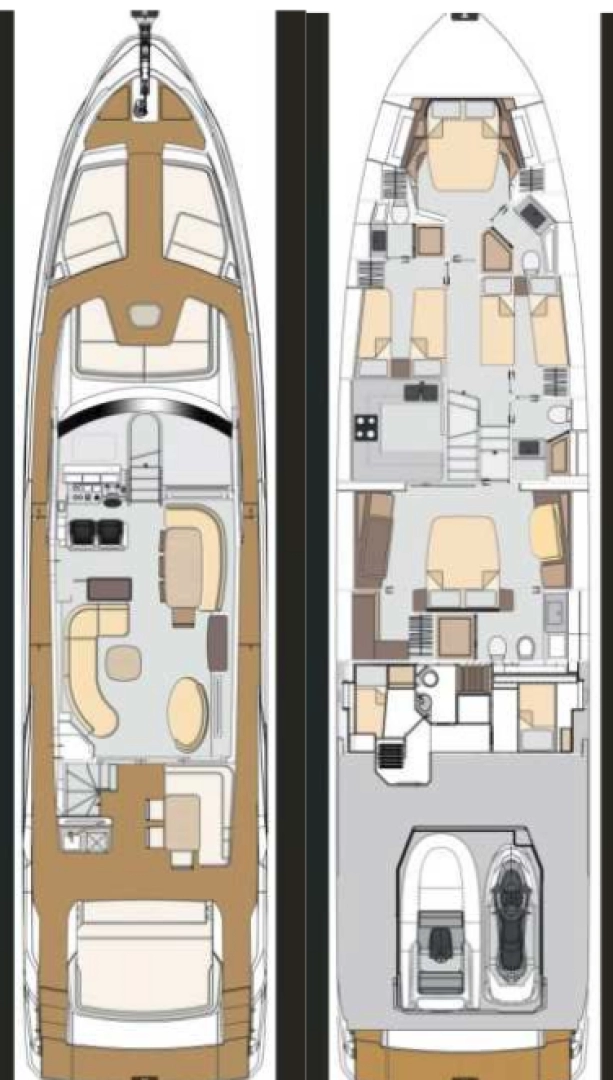 Louez un Azimut Azimut S8 à Kaštela