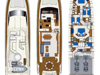 Location Yacht Ferretti avec permis