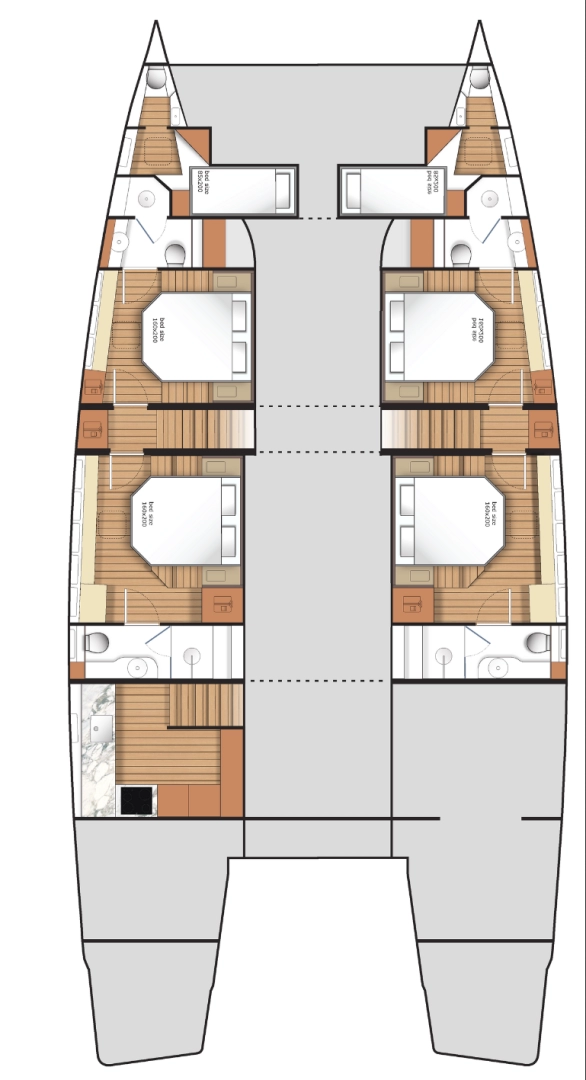 Moon Yacht Moon 6TY Power a louer à Split