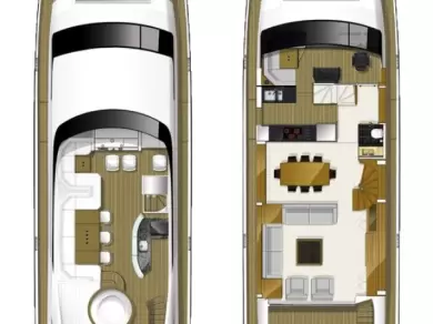 Location Yacht à Trogir - Princess Princess Y85