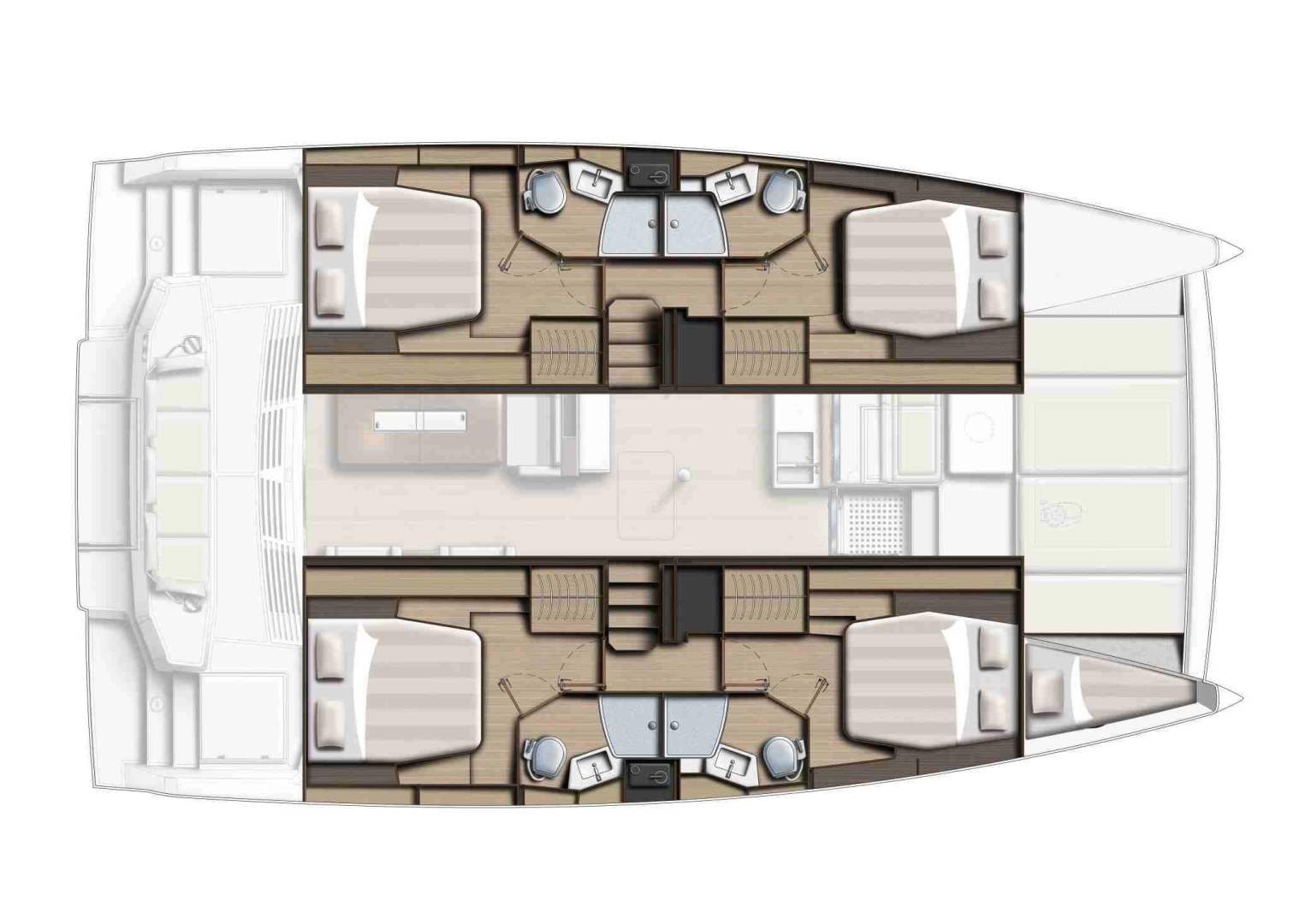 Location bateau Bali Bali 4.4 à Parham Town sur Samboat