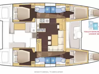 Location Catamaran Lagoon avec permis