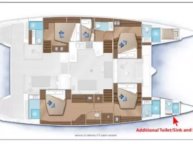 Louez un Lagoon Lagoon 52 à Parham Town