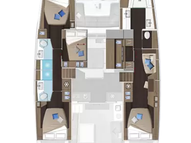 Location Catamaran Lagoon avec permis