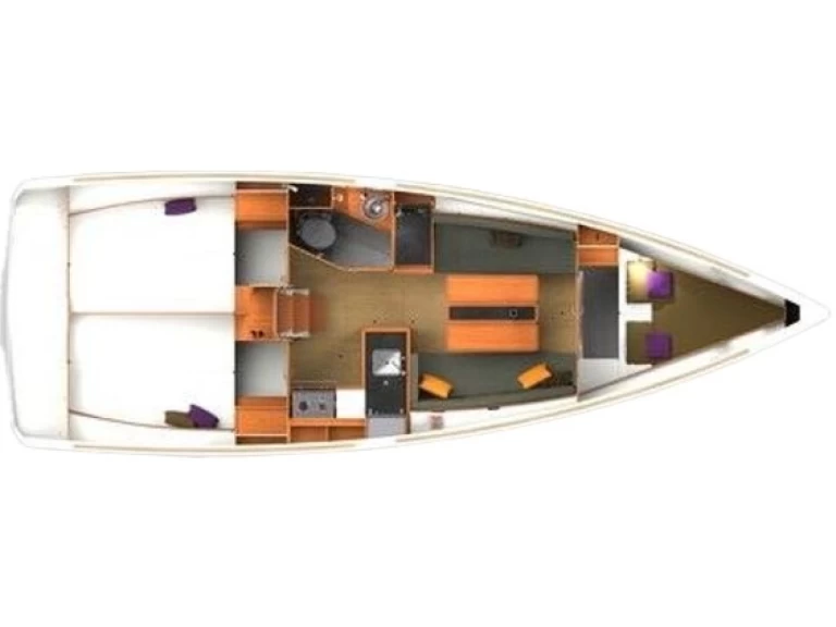 Location à Punat - Jeanneau Sun Odyssey 349 sur SamBoat