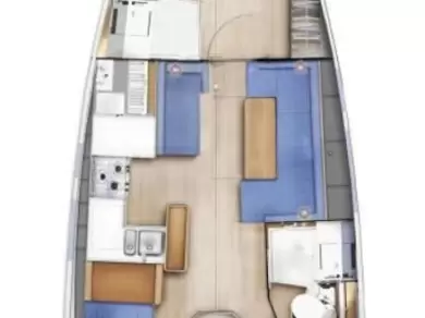 Location à Biograd na Moru - Jeanneau Sun Odyssey 410 sur SamBoat