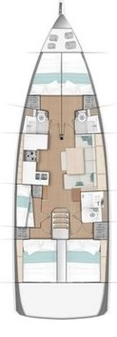 Location bateau Jeanneau Sun Odyssey 490 à Gouviá sur Samboat