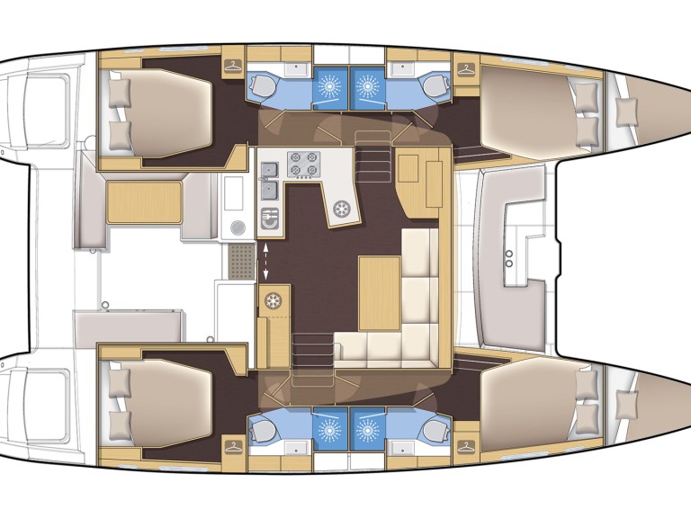 Location Catamaran Lagoon avec permis