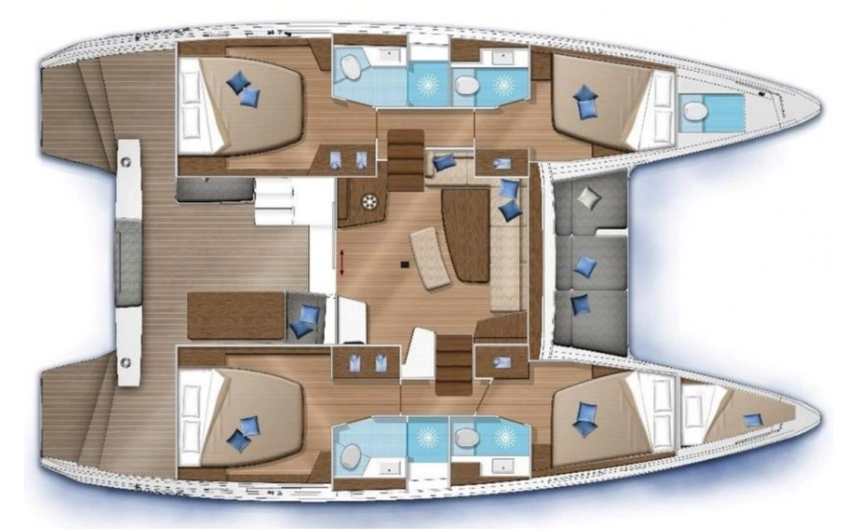 Location bateau Lefkáda pas cher Lagoon 42