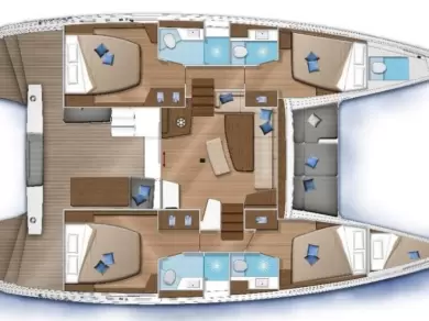 Location bateau Lefkáda pas cher Lagoon 42