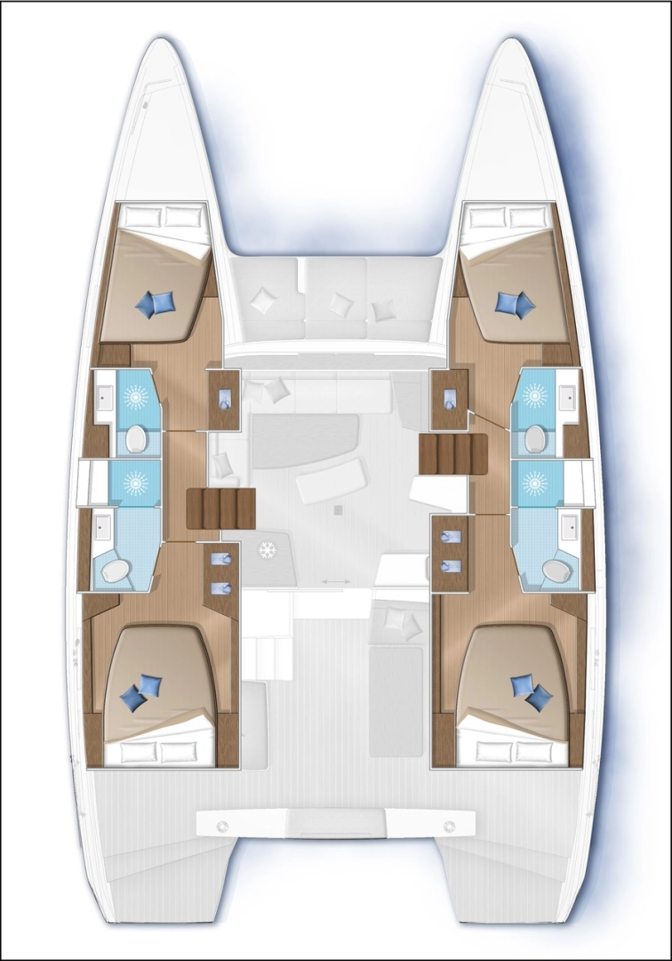 Louer Catamaran avec ou sans skipper Lagoon à Seget Donji