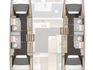 Louez un Lagoon Lagoon 43 à Seget Donji