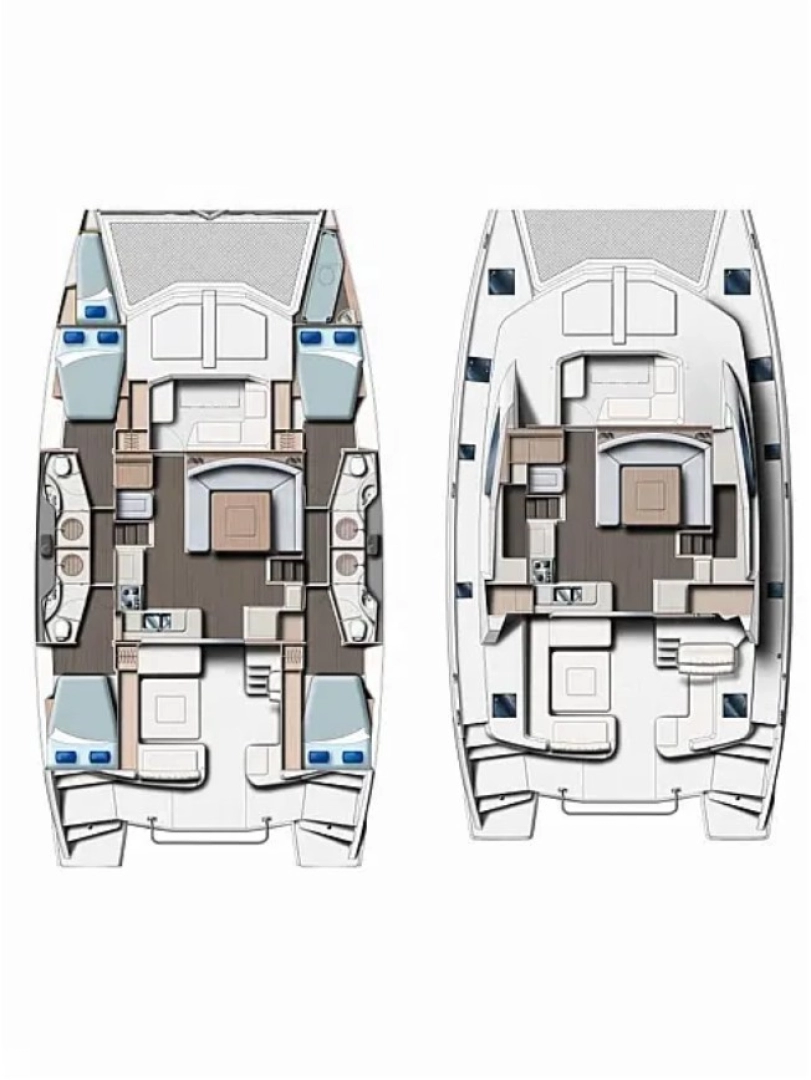Location bateau Zanzibar pas cher Leopard 48 - 4 + 2 cab.