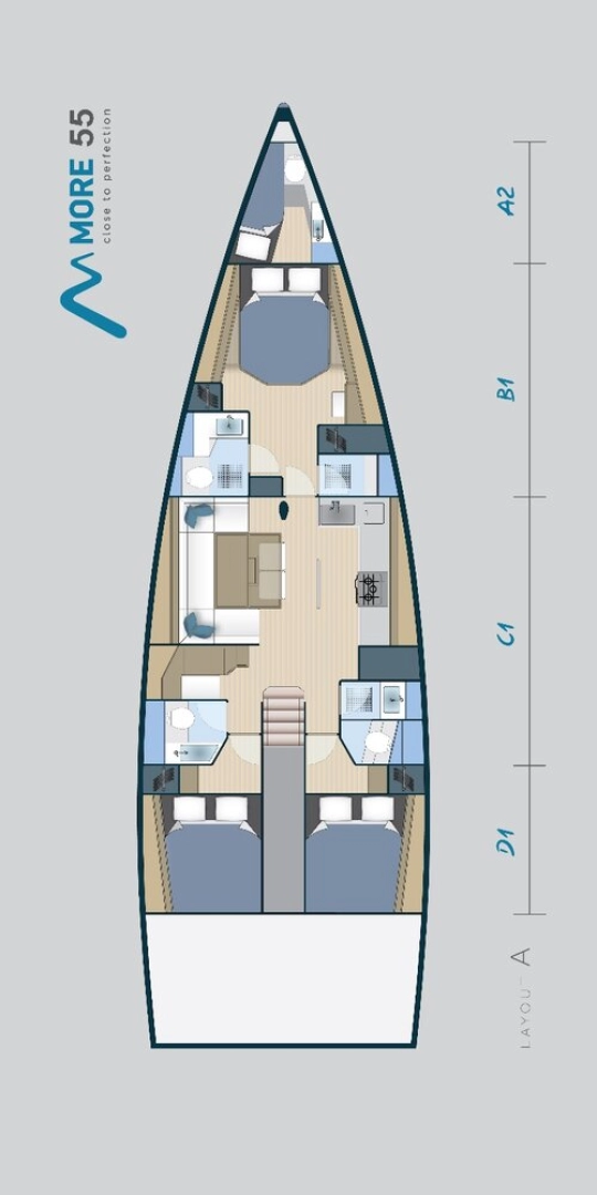 Louez un More Boats More 55 à Seget Donji