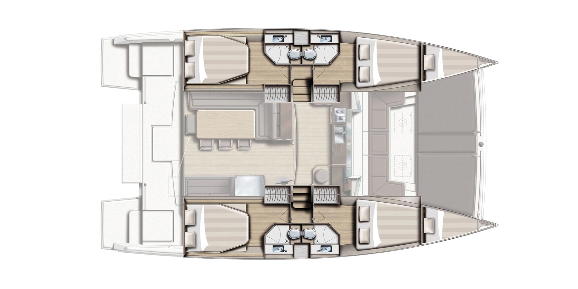 Location bateau Bali Bali 4.3 à Préveza sur Samboat