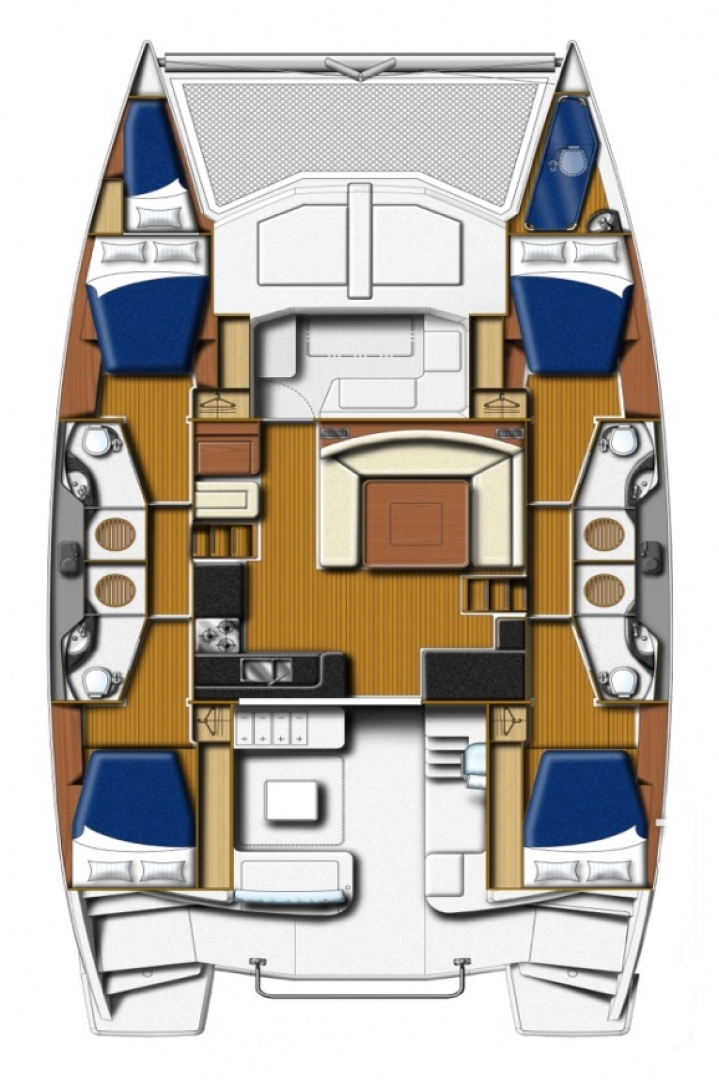 Location Catamaran Leopard Catamarans / Robertson & Caine avec permis