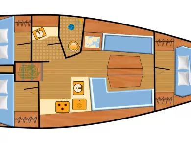 Location bateau Punat pas cher Dehler 38 SQ