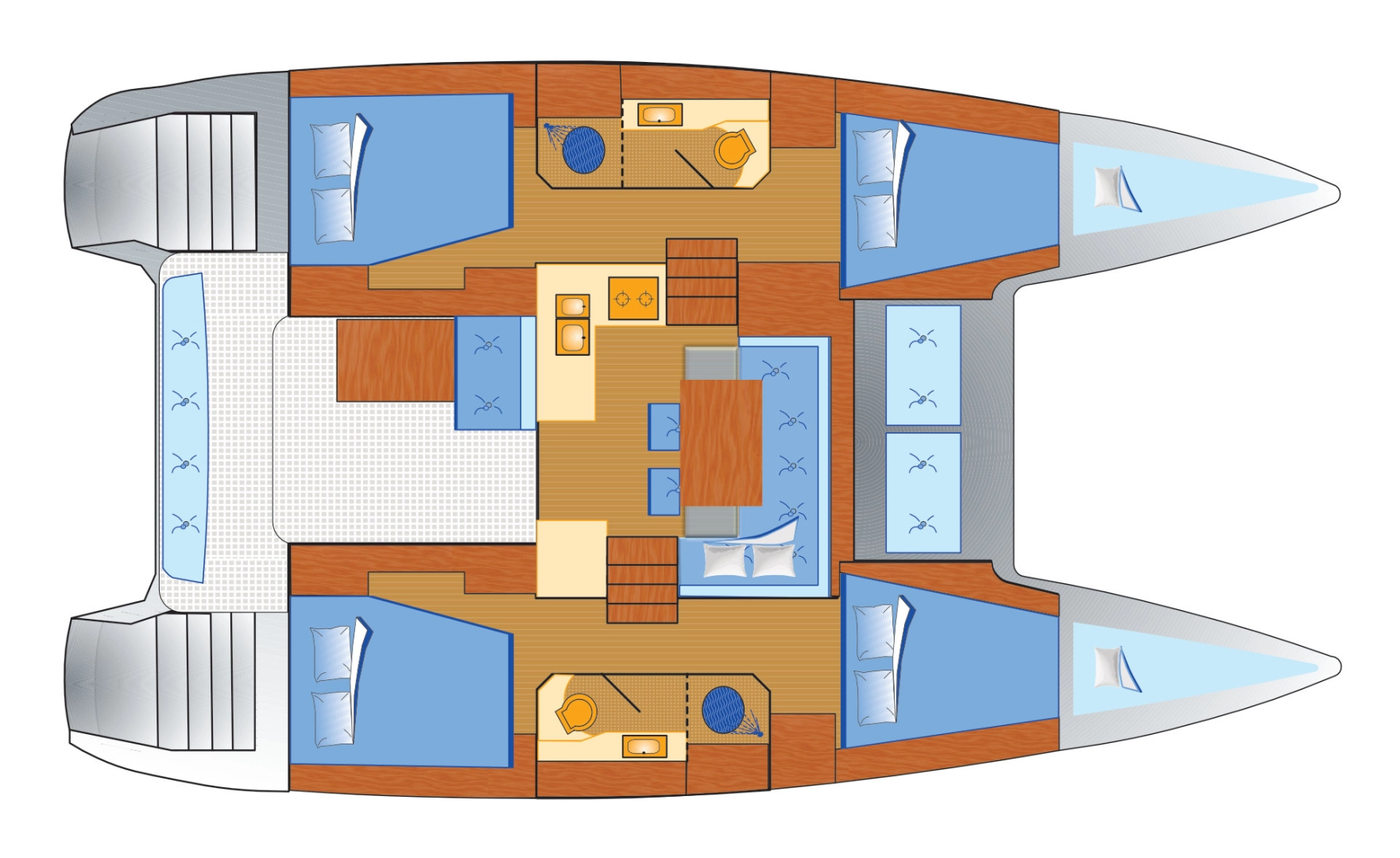 Location bateau Punat pas cher Lagoon 40