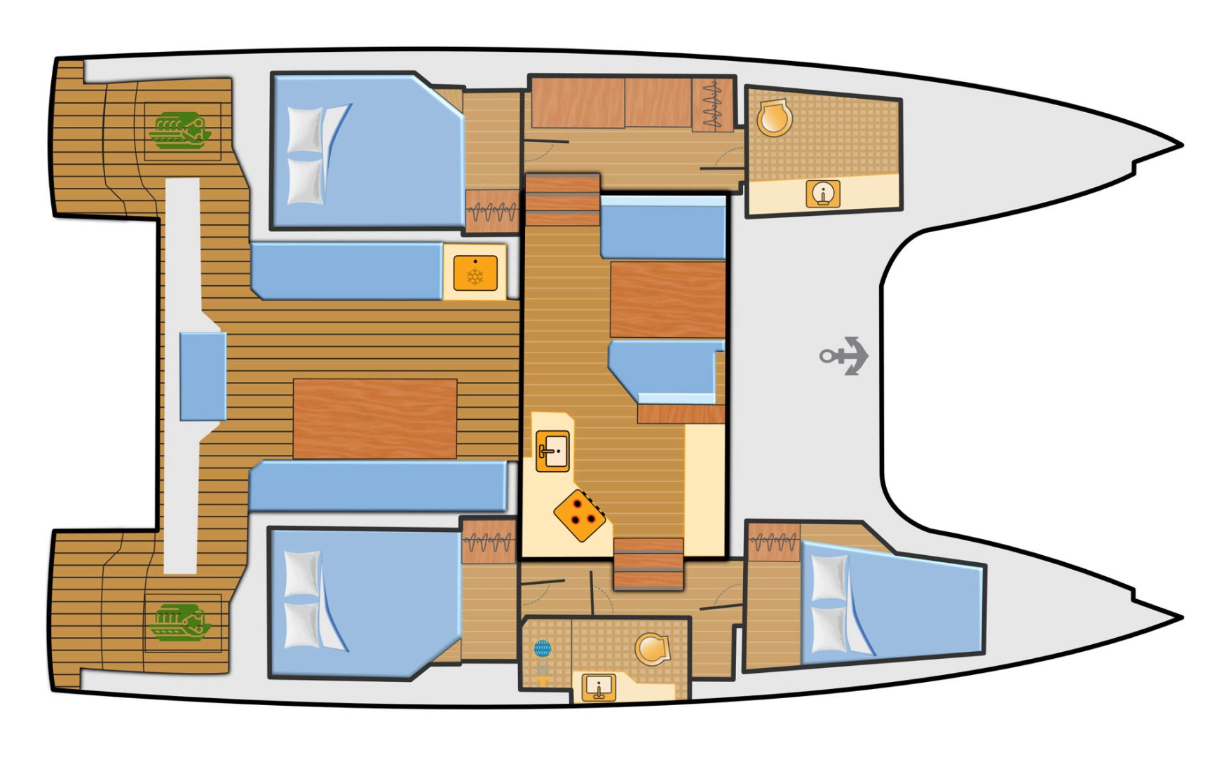 Location Catamaran Nautitech avec permis
