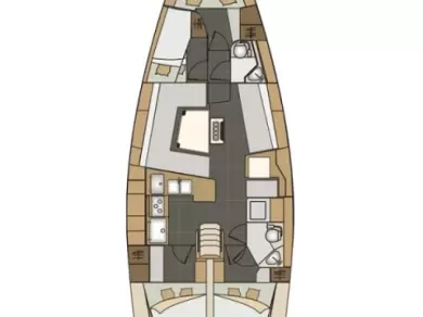 Elan Impression 45 a louer à Novi Vinodolski