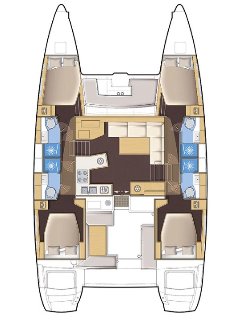 Louer Catamaran avec ou sans skipper Lagoon à Primošten