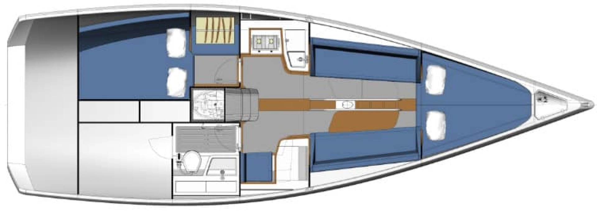 Location à Punat - Italia Yachts Italia 9.98 sur SamBoat