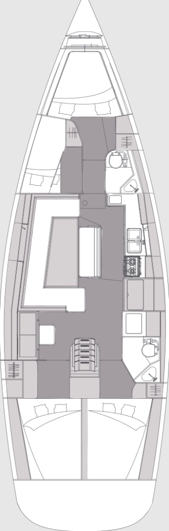 Location bateau Elan Impression 45.1 à Punat sur Samboat