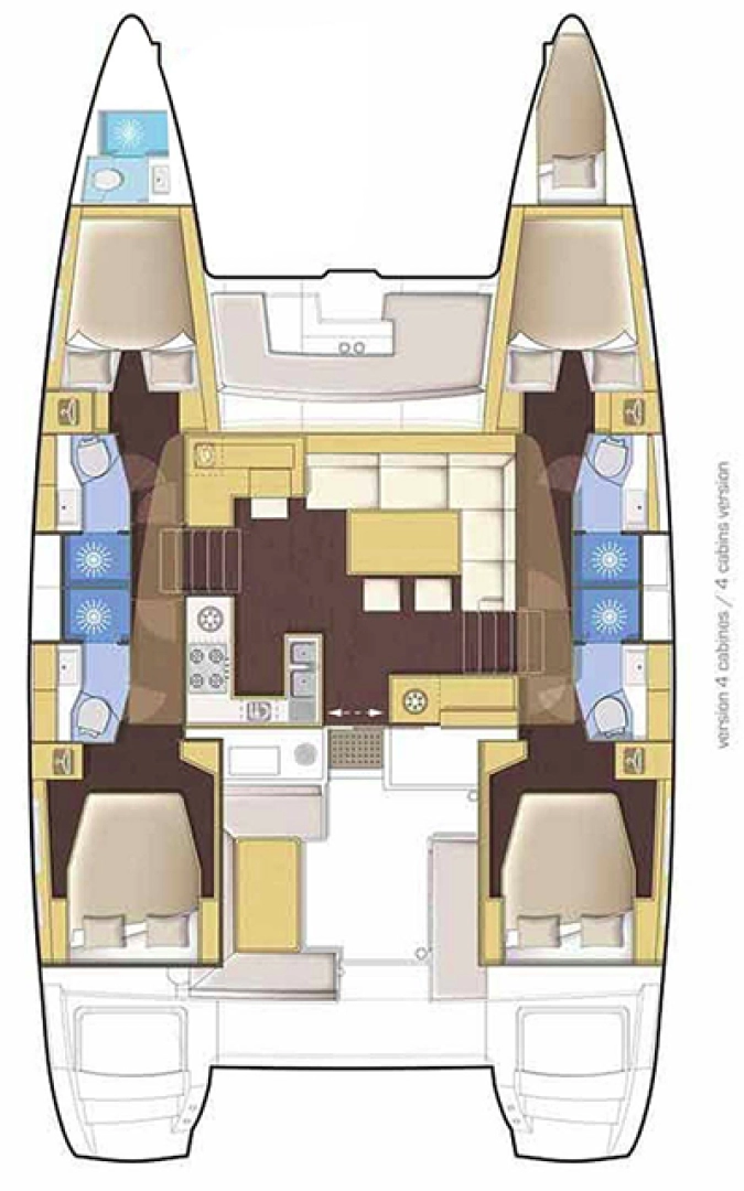 Louer Catamaran avec ou sans skipper Lagoon à Álimos