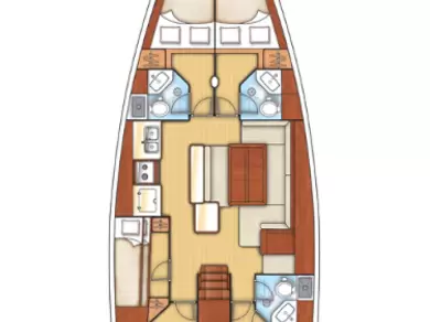 Location à Vlychó - Bénéteau Oceanis 50 sur SamBoat