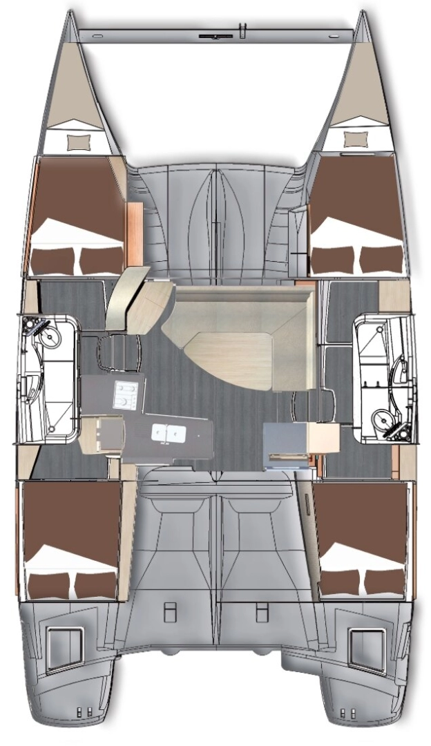 Louez un Fountaine Pajot Lipari 41 à Kaş