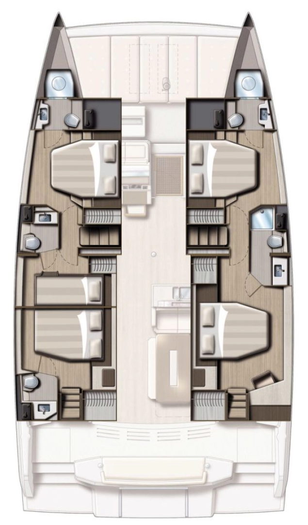 Louer Catamaran avec ou sans skipper Bali à Seget Donji