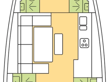 Location à Seget Donji - Dufour Dufour 460 Grand Large sur SamBoat