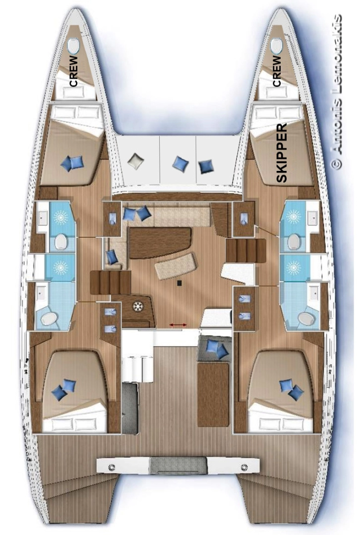 Location Catamaran à Syros (Île) - Lagoon Lagoon 42