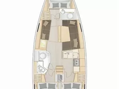 Location Voilier à Betina - Hanse Hanse 388