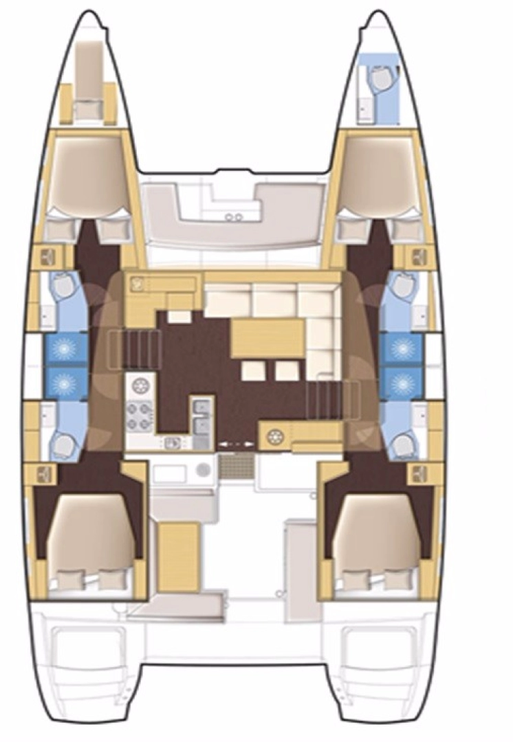 Location Catamaran Lagoon avec permis