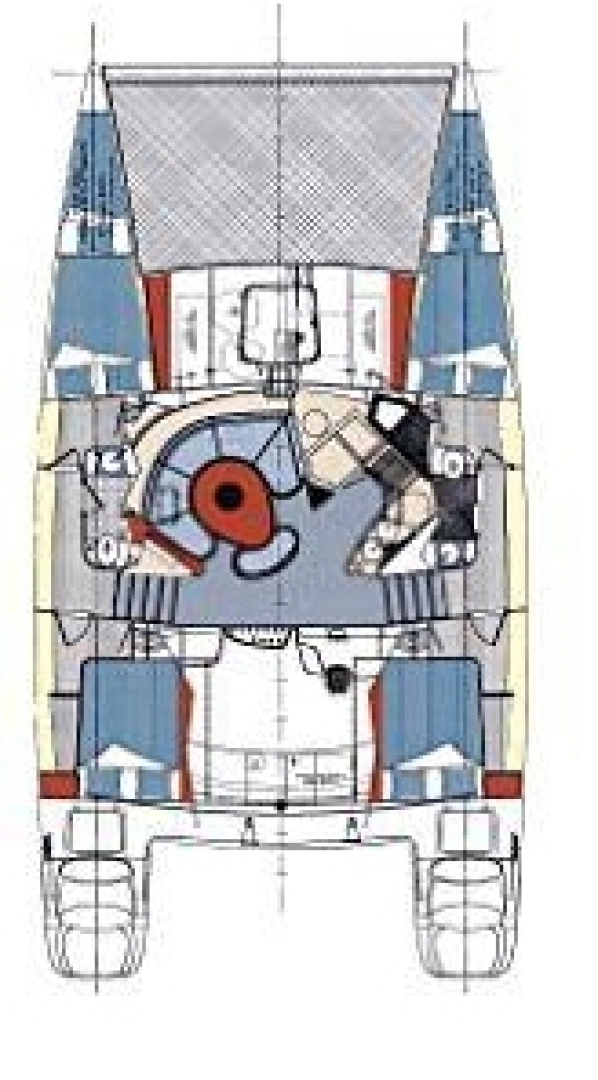 Fountaine Pajot Belize 43 a louer à Lefkáda