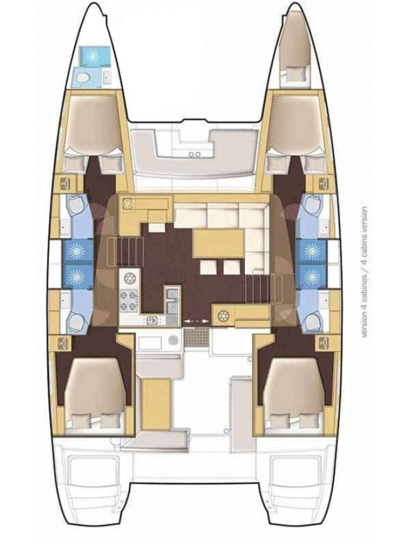 Location Catamaran Lagoon avec permis