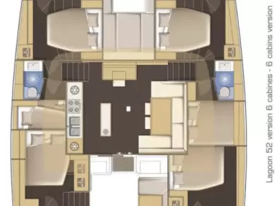 Location à Ellinikó - Lagoon Lagoon 52 F sur SamBoat