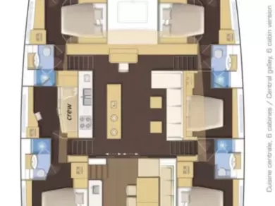 Location Catamaran Lagoon avec permis