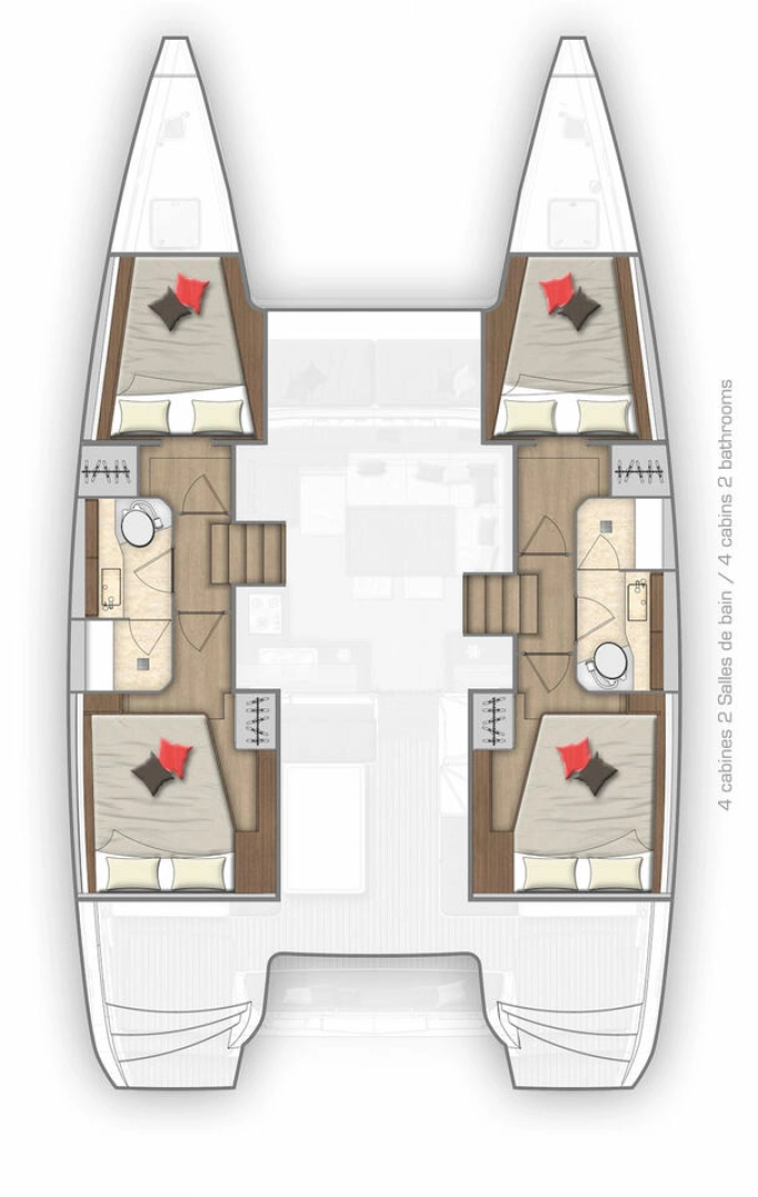 Location Catamaran à Ao Po - Lagoon Lagoon 40