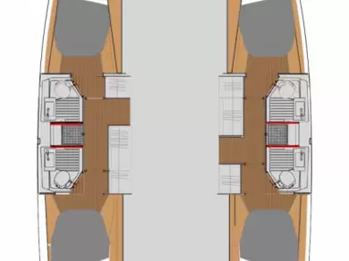 Location bateau Fountaine Pajot Astrea 42 à Pomer sur Samboat
